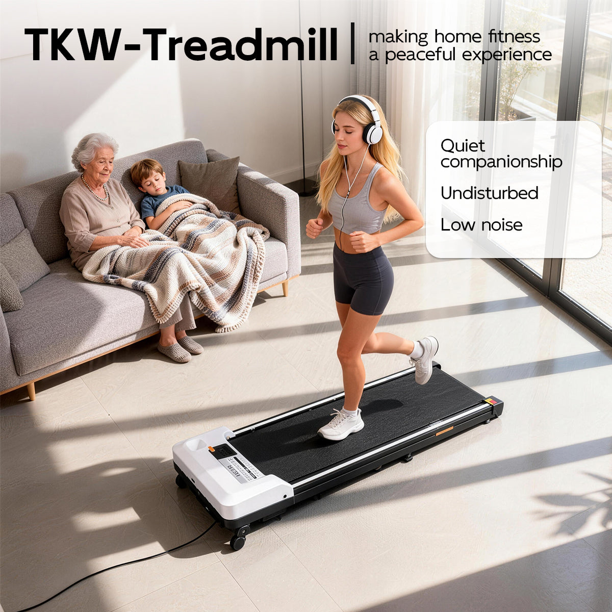 Enjoy Every Silent Step: TKWtreadmill, Where Home Fitness Never Disturbs Your Peace