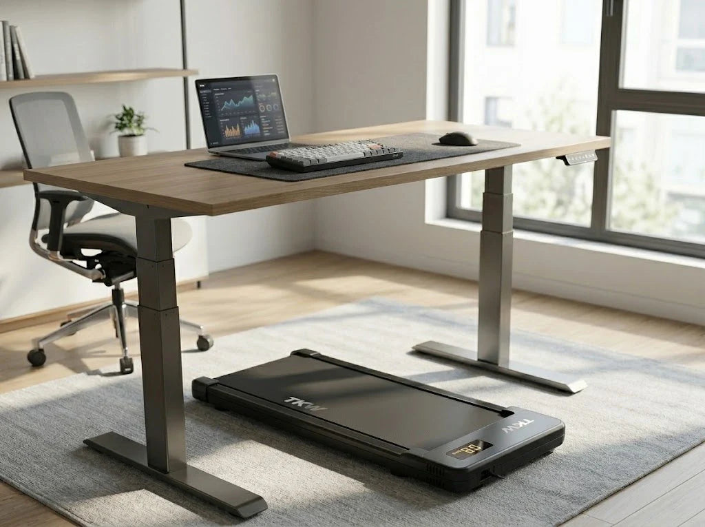 Burn Calories & Boost Focus: Walking Pad with Desk Guide