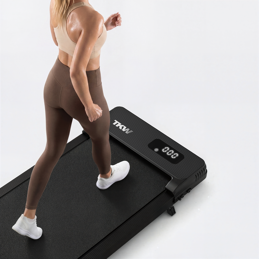 TKW 100CW/CWL/CWFL Black Walking Pad — 3-in-1 Design | 3-Level Incline & 2.5HP Motor