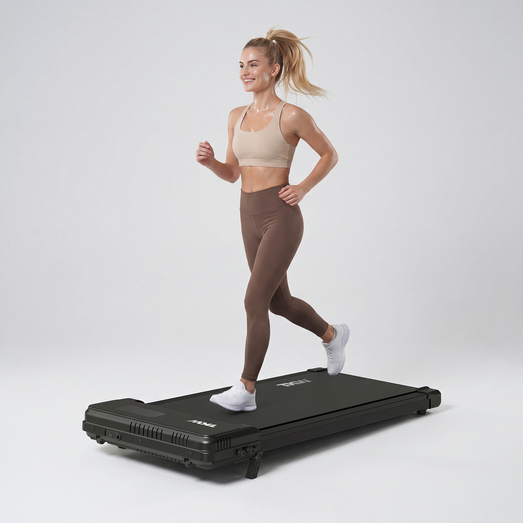 TKW 100CW/CWL/CWFL Black Walking Pad — 3-in-1 Design | 3-Level Incline & 2.5HP Motor