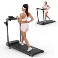 TKW Walking Pad Treadmill with Incline, 3-in-1 Under Desk Treadmill, 2.5HP Quiet Brushless Motor, 200 lbs Capacity, Portable Walking Pad with Desk, Remote Control for Home Office, Black
