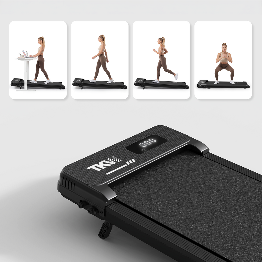 TKW 100CWL Walking Pad — 4-Speed Vibration + 3° Incline