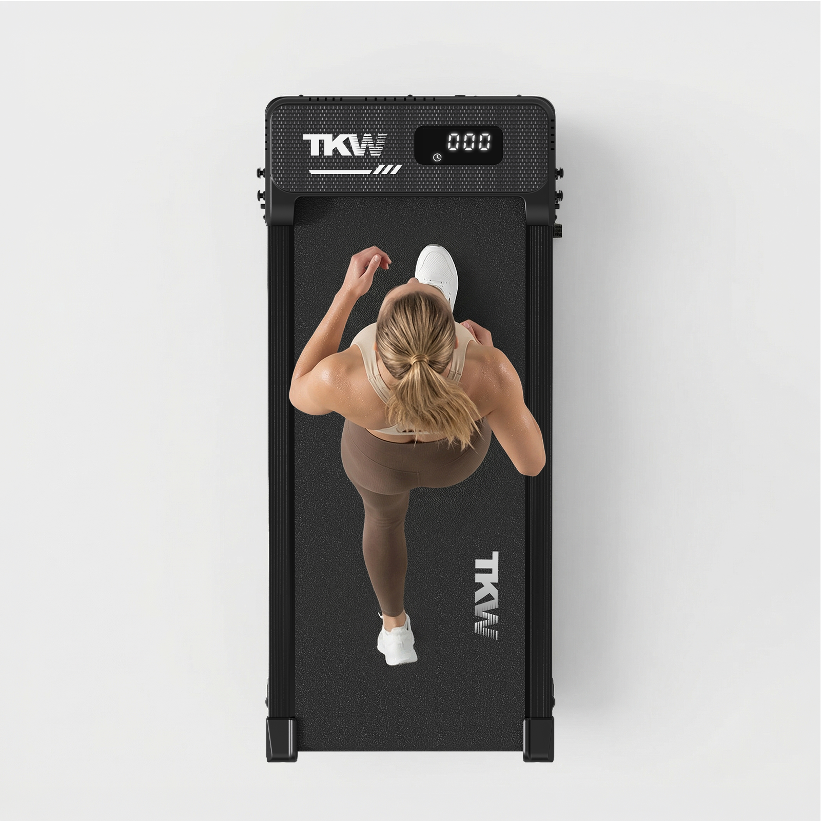 TKW 100CWL Walking Pad — 4-Speed Vibration + 3° Incline