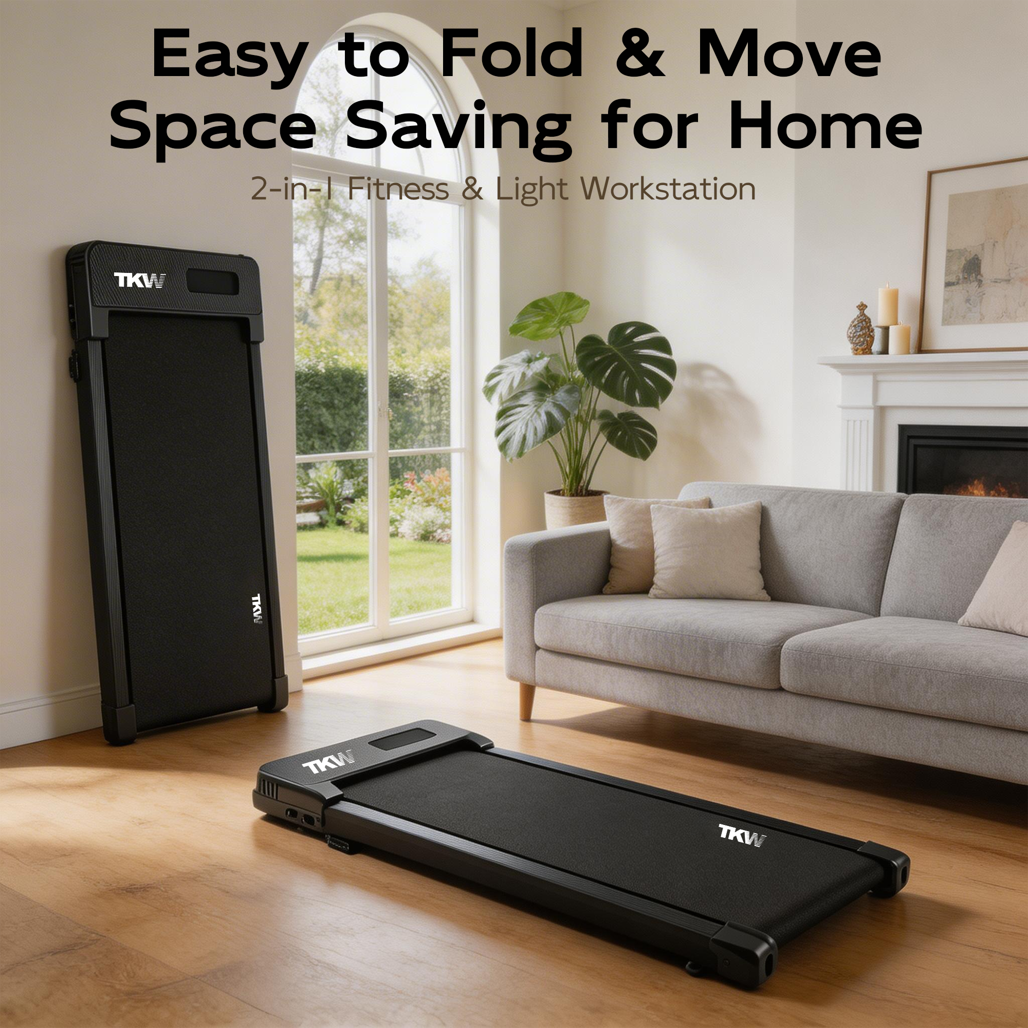 TKW 100-1CWL Walking Pad — Under-Desk Pro