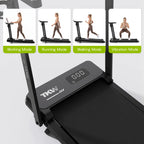 TKW 100CW/CWL/CWFL Black Walking Pad — 3-in-1 Design | 3-Level Incline & 2.5HP Motor