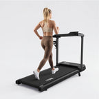 TKW 100CW/CWL/CWFL Black Walking Pad — 3-in-1 Design | 3-Level Incline & 2.5HP Motor