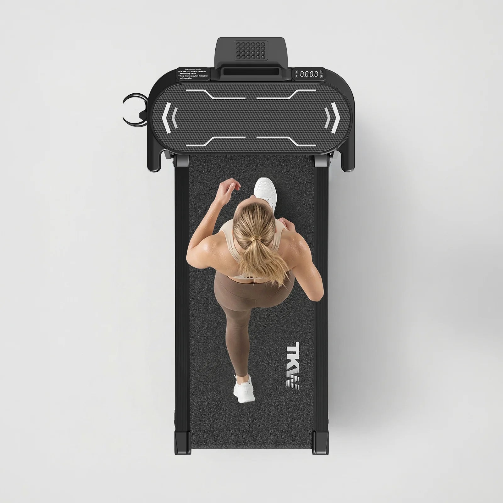 TKW 100CW/CWL/CWFL Black Walking Pad — 3-in-1 Design | 3-Level Incline & 2.5HP Motor