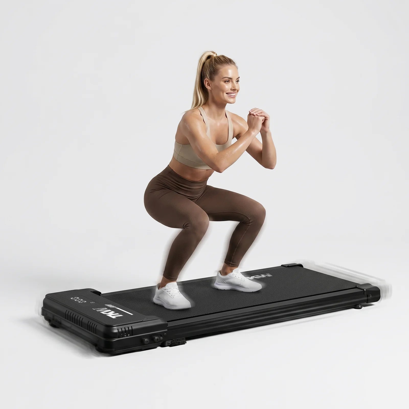 TKW 100CW/CWL/CWFL Black Walking Pad — 3-in-1 Design | 3-Level Incline & 2.5HP Motor