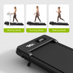 TKW 100CW/CWL/CWFL Black Walking Pad — 3-in-1 Design | 3-Level Incline & 2.5HP Motor